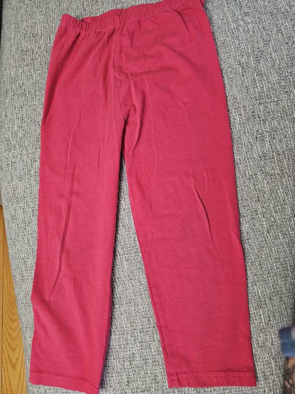 Amazon Girls' Bright Red Stretch Knit Leggings